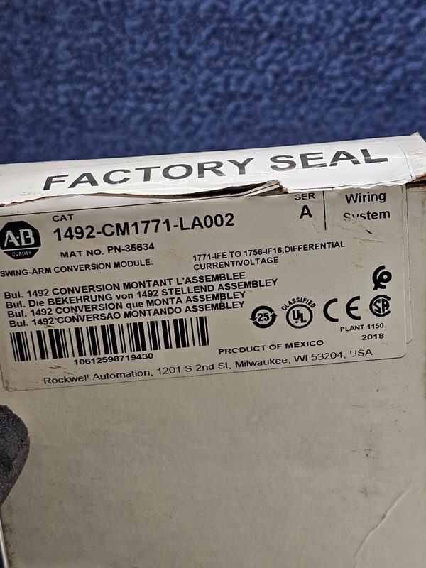 Клеммник Allen-Bradley 1492-CM1771-LA002