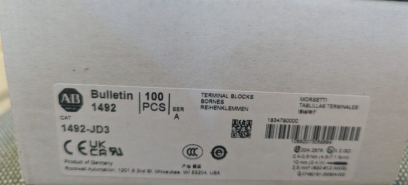 Клеммная колодка Allen-Bradley 1492-JD3