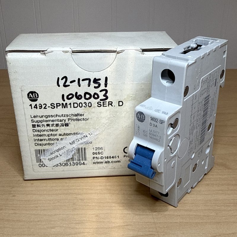 Автоматический выключатель Allen-Bradley 1492-SPM1D030