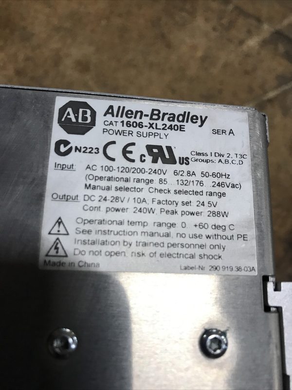 Блок питания Allen-Bradley 1606-XL240E-3