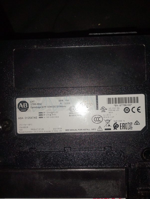 Модуль ввода-вывода Allen-Bradley 1756-IB32