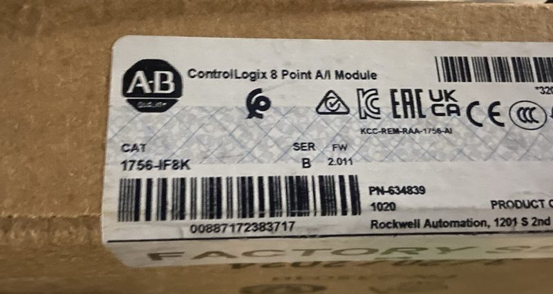 Модуль ввода-вывода Allen-Bradley 1756-IF8K