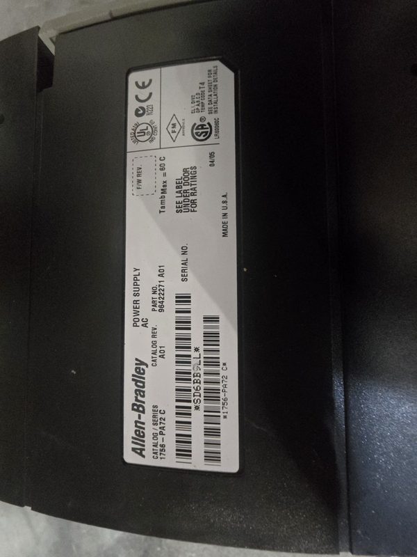 Блок питания Allen-Bradley 1756-PA72/C