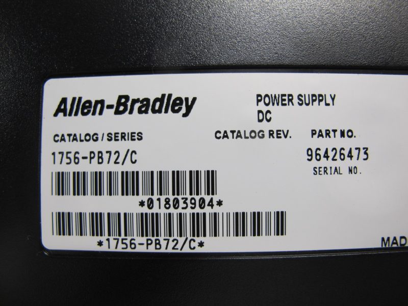 Блок питания Allen-Bradley 1756-PB72/C