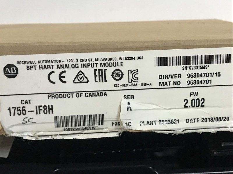 ПЛК Allen-Bradley 1756SC-IF8H
