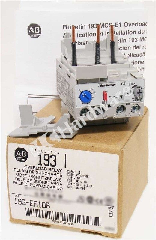 Реле защиты Allen-Bradley 193-EA1DB
