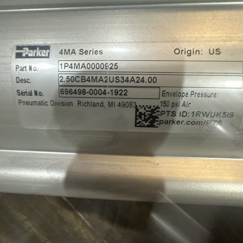 Пневмооборудование Parker 1P4MA0000925