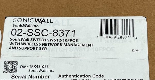 Межсетевой экран SonicWall 1RK43-0E3