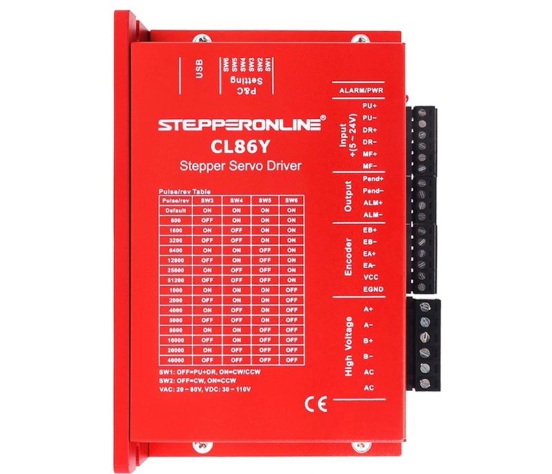 Шаговый двигатель 20-80VAC/30-110VDC