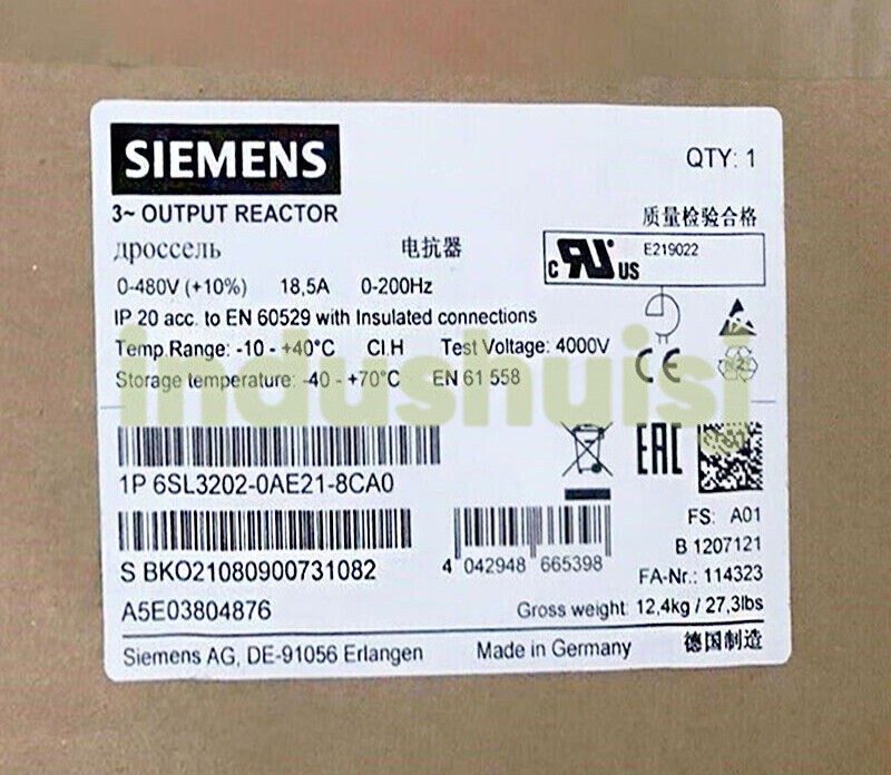 Частотный преобразователь Siemens 202-0AE21-8CA0