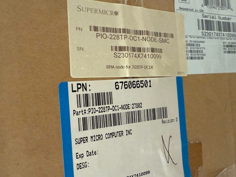 Модуль памяти Supermicro 2028TP-DC1R