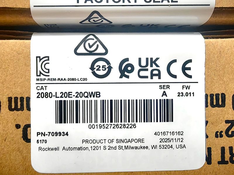 ПЛК Allen-Bradley 2080-L20E-20QWB