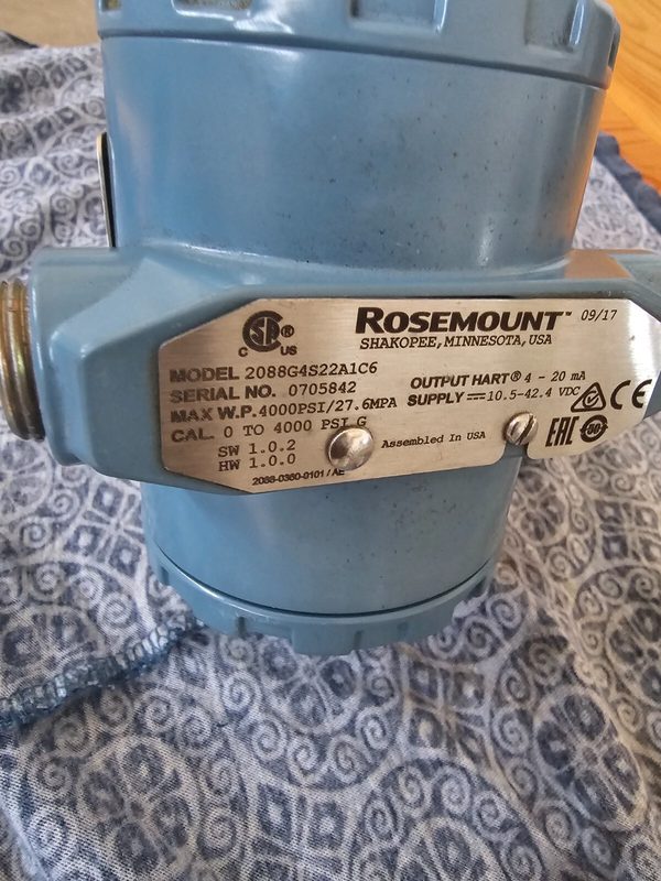 Датчик давления Rosemount 2088G4S22A1C6