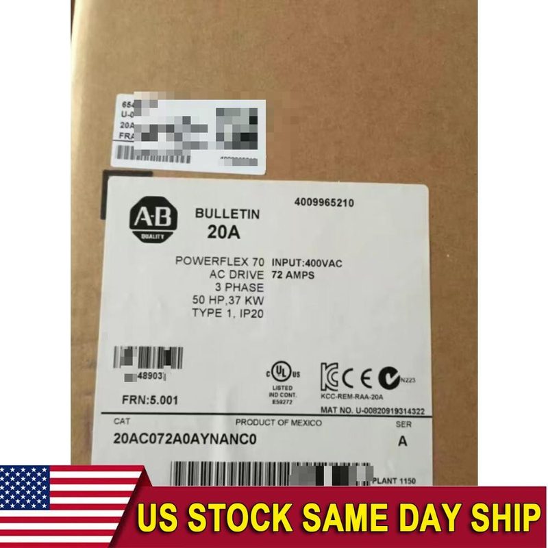 Частотный преобразователь Allen-Bradley 20AC072A0AYNANC0