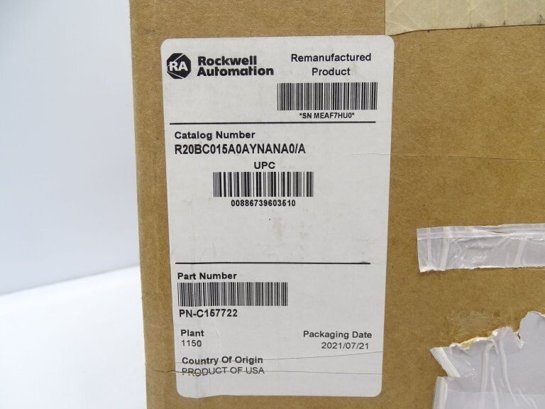 Частотный преобразователь Allen-Bradley 20BC015A0AYNANA0