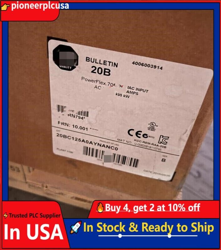 Частотный преобразователь Allen-Bradley 20BC125A0AYNANC0