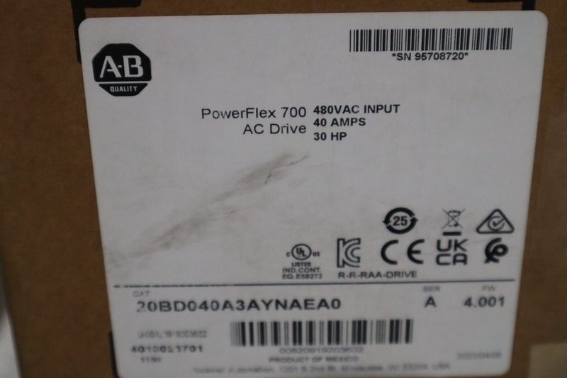 Частотный преобразователь Allen-Bradley 20BD040A3AYNAEA0