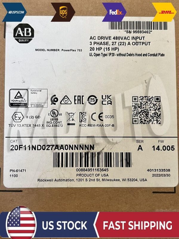 Частотный преобразователь Allen-Bradley 20F11ND027AA0NNNNN