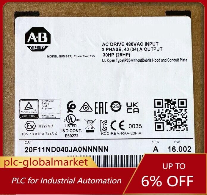 Частотный преобразователь Allen-Bradley 20F11ND040JA0NNNNN