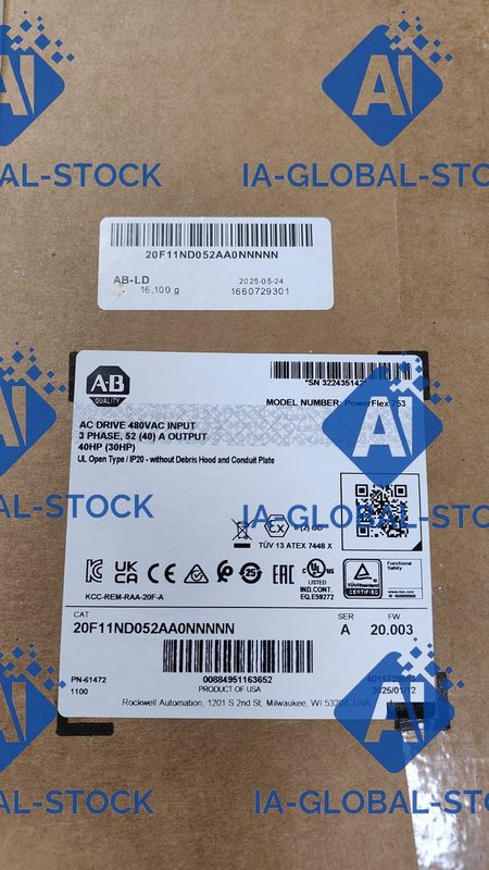 Частотный преобразователь Allen-Bradley 20F11ND052AA0