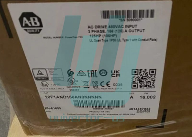 Частотный преобразователь Allen-Bradley 20F1AND156AN0NNNNN