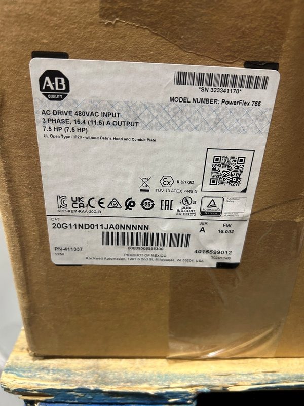 Частотный преобразователь Allen-Bradley 20G11ND011JA0NNNNN