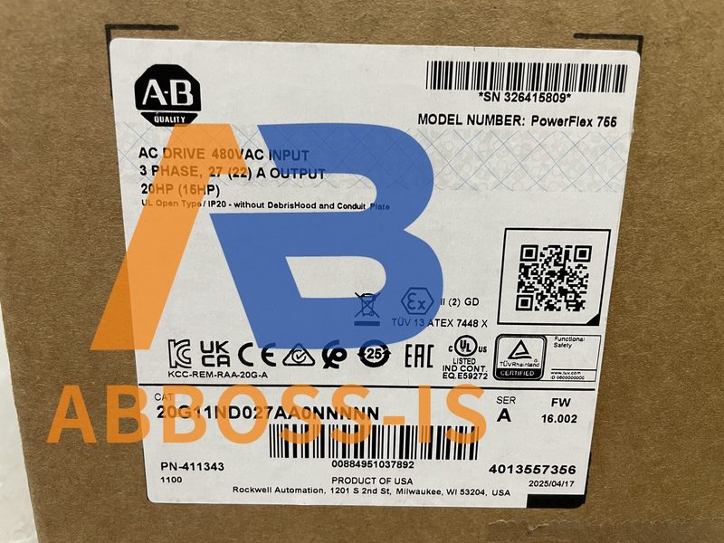 Частотный преобразователь Allen-Bradley 20G11ND027AA0NNNN
