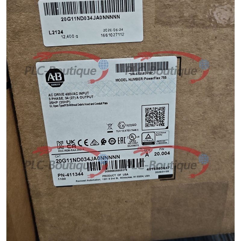 Частотный преобразователь Allen-Bradley 20G11ND034JA0NNNNN
