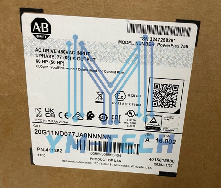 Частотный преобразователь Allen-Bradley 20G11ND077JA0NNNNN