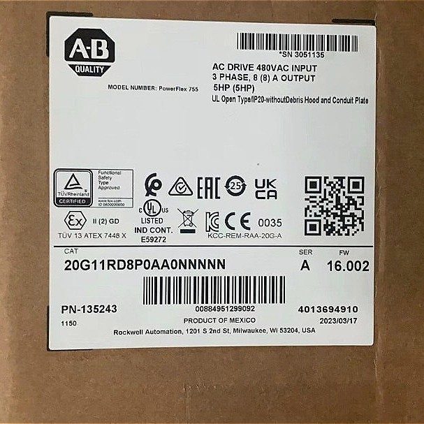 Частотный преобразователь Allen-Bradley 20G11RD8P0AA0NNNNN