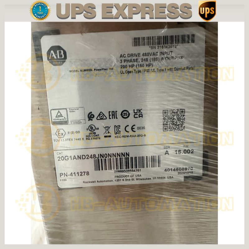 Частотный преобразователь Allen-Bradley 20G1AND248JN0NNNNN