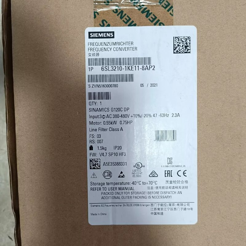 Частотный преобразователь Siemens 210-1KE11-8AP2