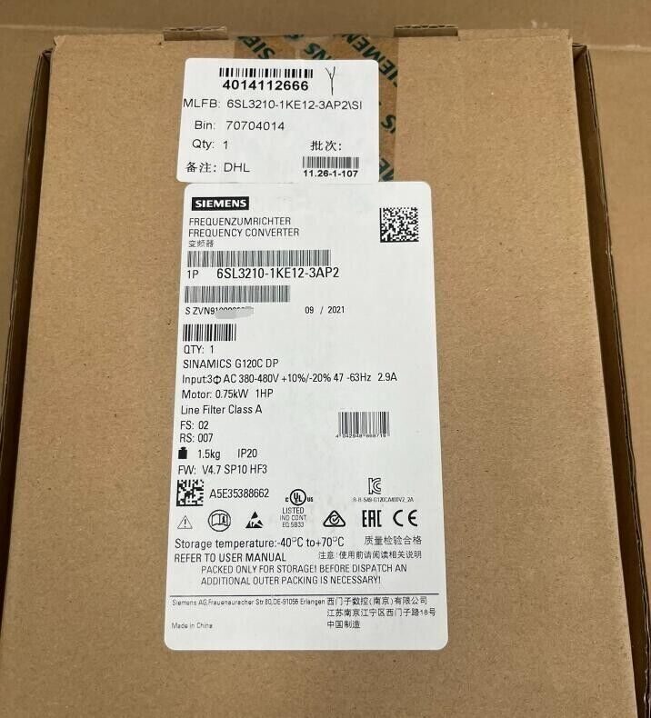 Частотный преобразователь Siemens 210-1KE12-3AP2