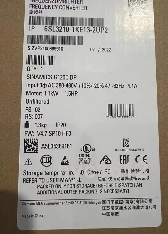 Частотный преобразователь Siemens 210-1KE13-2UP2
