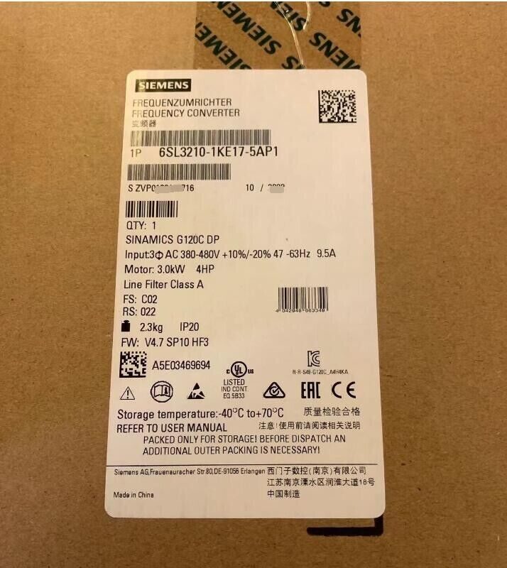 Частотный преобразователь Siemens 210-1KE17-5AP1