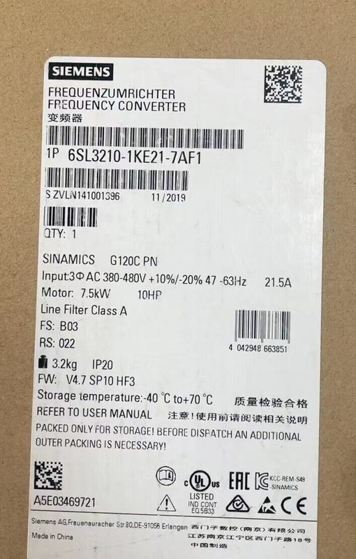 Частотный преобразователь Siemens 210-1KE21-7AF1