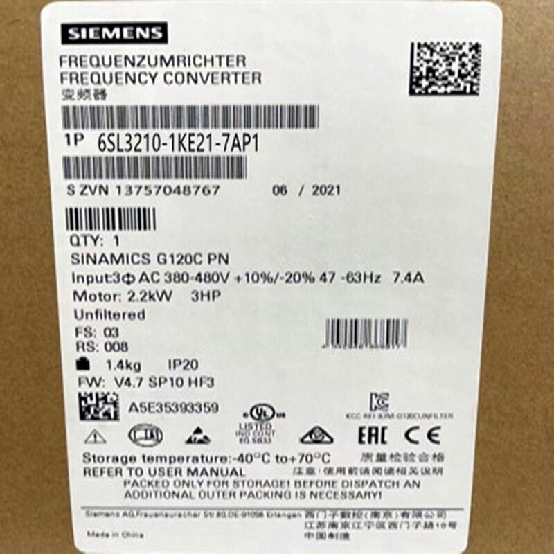 Частотный преобразователь Siemens 210-1KE21-7AP1