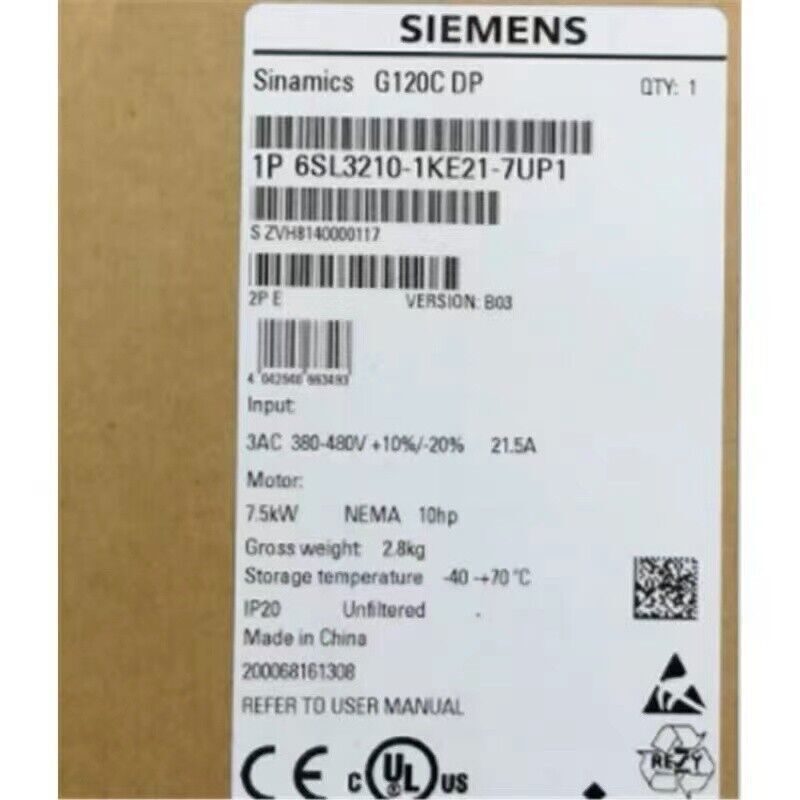 Частотный преобразователь Siemens 210-1KE21-7UP1