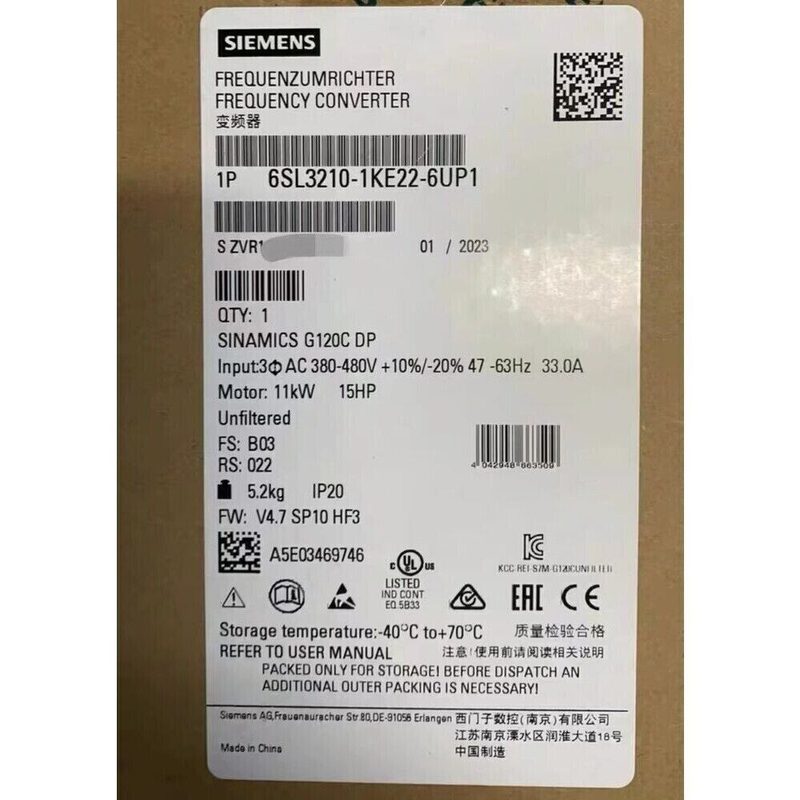 Частотный преобразователь Siemens 210-1KE22-6UP1
