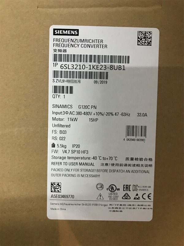 Частотный преобразователь Siemens 210-1KE23-8UB1