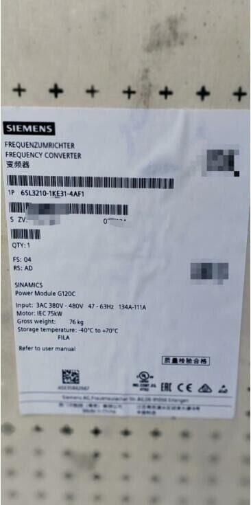 Частотный преобразователь Siemens 210-1KE31-4AF1