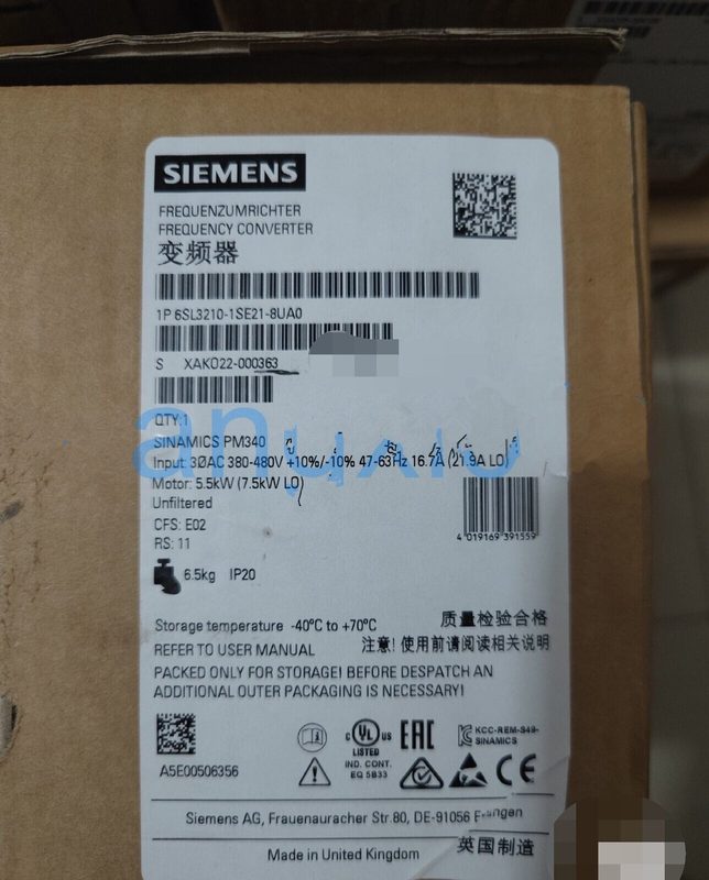 Частотный преобразователь Siemens 210-1SE21-8UA0