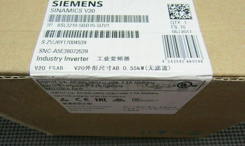Частотный преобразователь Siemens 210-5BB15-5UV1
