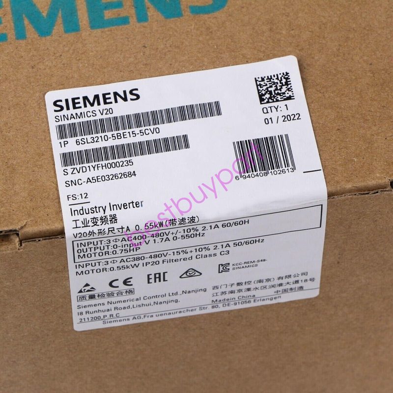 Частотный преобразователь Siemens 210-5BE15-5CV0