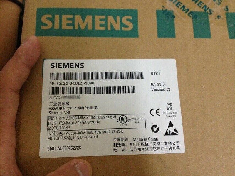 Частотный преобразователь Siemens 210-5BE27-5UV0