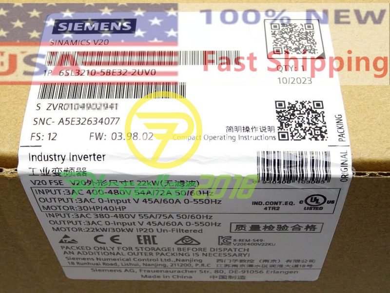 Частотный преобразователь Siemens 210-5BE32-2UV0