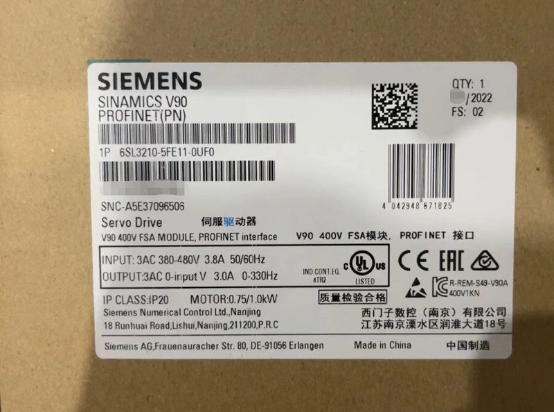 Частотный преобразователь Siemens 210-5FE11-0UF0