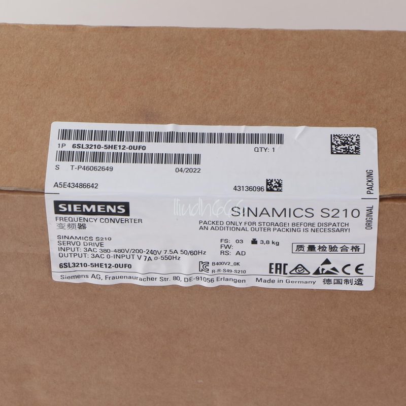 Частотный преобразователь Siemens 210-5HE12-0UF0
