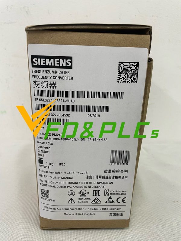 Частотный преобразователь Siemens 224-0BE21-5UA0