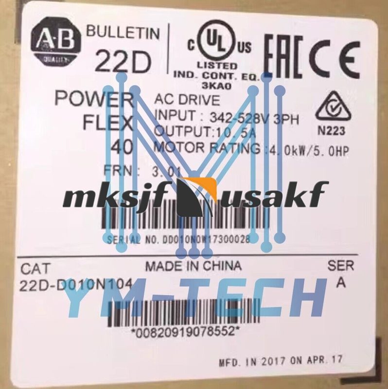 Частотный преобразователь Allen-Bradley 22D-D010N104